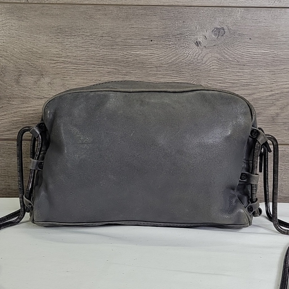 Alexander Wang Gray Leather Crossbody Shoulder Bag - Picture 4 of 15